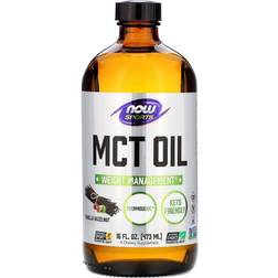 NOW MCT Oil Vanilla Hazelnut 473ml