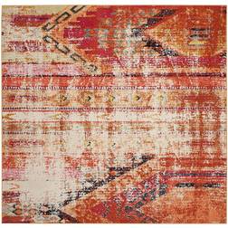 Safavieh Monaco Collection Orange, Multicolor 60x60"