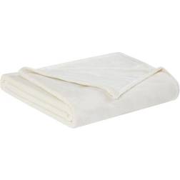 Truly Soft Velvet Plush Blankets Beige (152.4x127cm)