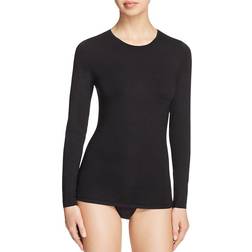 Hanro Soft Touch Long Sleeve Top - Black