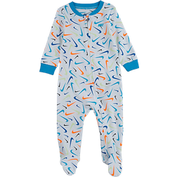 Nike Boy's Swooshfetti Footed Coveralls - White (56I192-001)