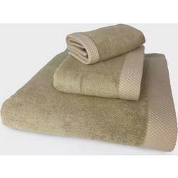 BedVoyage Solid 3-pack Bath Towel Beige (137.16x76.2cm)