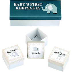 Lillian Rose Baby's First Keepsakes Boxes 3pcs