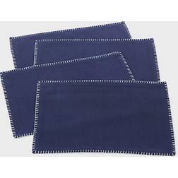 Saro Lifestyle Celena Place Mat Blue (33.02x48.26cm)