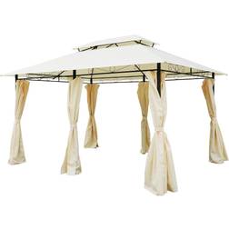 OutSunny Gazebo with Curtains Outdoor