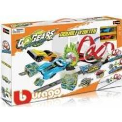 BBurago GO Gears Extreme Double Vortex racetrack with 2 cars