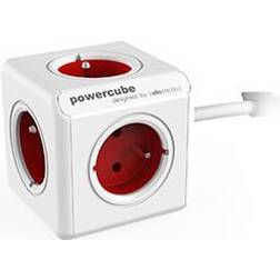 allocacoc PowerCube Extension Cable Extended 3m red (2304/FREXPC)