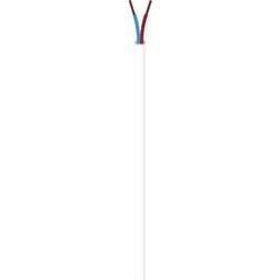 NKT Plastkappeledning Pkl 2x0,75 Hvid Sp100