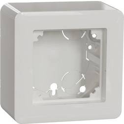 Schneider Electric Exxact utanpÃ¥liggande dosa 1-fack 47mm hÃ¶g, vit