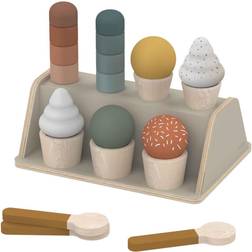 FLEXA Wooden Ice Cream Set