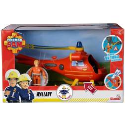 Simba Fireman Sam Helicopter with Figure Wallaby