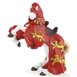 Papo 39340 Fantasy World Red King Richard's Horse Toy Figure, Three Years