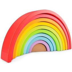 New Classic Toys Stapelleksak i trä Stacker Rainbow toy