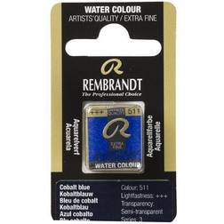 Rembrandt akvarelfarve half pan – Cobalt Blue 511