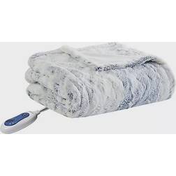 Beautyrest Zuri Blankets Blue, Gray (177.8x127cm)