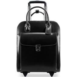 McKlein Uptown Wheeled Laptop Briefcase 15" - Black