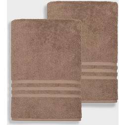 Linum Home Textiles Denzi 2-pack Bath Towel Brown (167.64x88.9cm)
