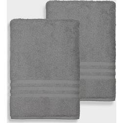 Linum Home Textiles Denzi 2-pack Bath Towel Gray (137.16x68.58cm)