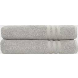 Linum Home Textiles Denzi 2-pack Bath Towel Gray (137.16x68.58cm)