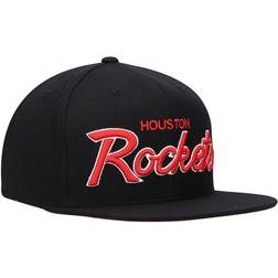 Mitchell & Ness Houston Rockets Foundation Script Snapback Hat Men - Black