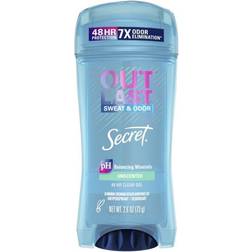 Secret Outlast Clear Gel Unscented Deo Roll-On 73g