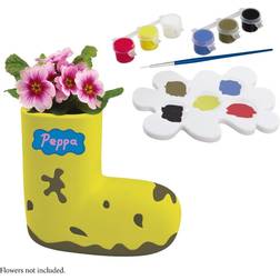 The Works Peppa Pig Paint-Up Boot Planter