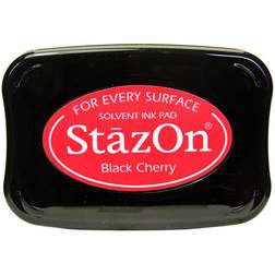 StazOn Solvent Ink Pad-Black Cherry