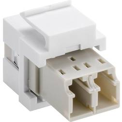 Goobay Keystone Modul (LC samleled Duplex) Hvid
