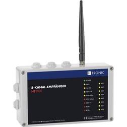 H-Tronic HT200E modtager 8-kanals Frekvens 868.35 MHz, 869.05 MHz, 869.55 MHz 12 V Rækkevidde (max. i frit terræn) 200 m