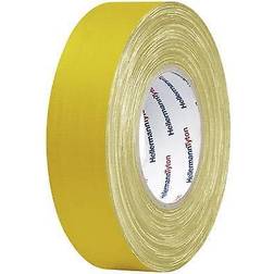 HellermannTyton HTAPE-TEX-19x10, Gul, Bundtning, Fastgørelse, Handicrafting, Markering, Reparerer, Styrkende, Bomuld, Polyethylen, RoHS, 80 °C, 10 m