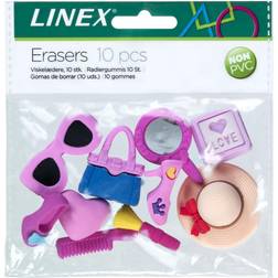 Linex Linex 3D viskelæder 10 stk pink