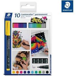 Staedtler OHP-pen Lumocolor 318 permanent ass. 10stk pr. pak