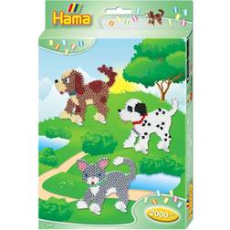 Hama Beads midi æske 2000 stk - Hunde og kat