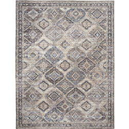 Nicole Curtis 57 Grand Traditional Bordered Area Rug Beige 60.96x114.3cm