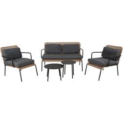 Venture Design Paola Lounge-Set, 2 Tisch einschl. 2 Stühle & 1 Sofas