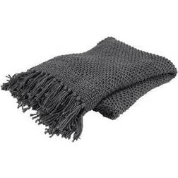 Rizzy Home Solid Blankets Grey (152.4x127cm)