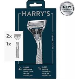 Harry's Chrome Edition Handle + 2 Cartridges