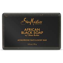 Shea Moisture African Black Soap Acne-Prone Face & Body Bar 99g 99g