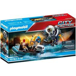 Playmobil City Action Police Jet Pack with Boat 70782