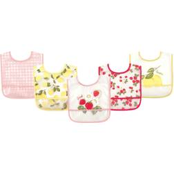 Hudson Waterproof Bib Strawberries and Lemons 5-Pack