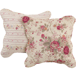 Greenland Home Fashions Antique Rose Complete Decoration Pillows Multicolour (45.72x45.72cm)