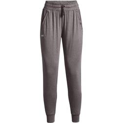 Under Armour HeatGear Pants Women - Charcoal Light Heather/White