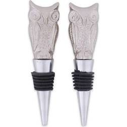 Design Imports Silver Owl Bottle Stopper 2