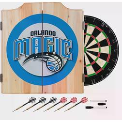 NBA Orlando Magic Wood Dart Cabinet Set