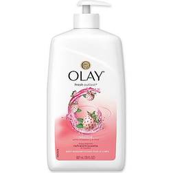 Olay Fresh Outlast Body wash Cooling White Strawberry & Mint 887ml 30fl oz