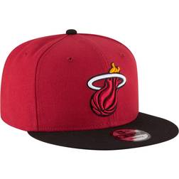 New Era Miami Heat 9Fifty Adjustable Snapback Hat Men - Red