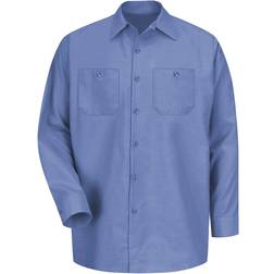 Red Kap Industrial Long Sleeve Work Shirt - Petrol Blue