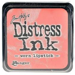 Ranger Tim Holtz Distress Mini Ink Pads worn lipstick each