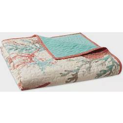 Madison Park Pebble Blankets Orange, Pink (177.8x127cm)