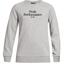 Peak Performance Original Crew Junior - Med Grey Melange (G77296-070)